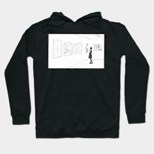 Alone In The Gallery Hoodie